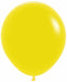 Sempertex 18 Inch Yellow Latex Balloons, 25 Count
