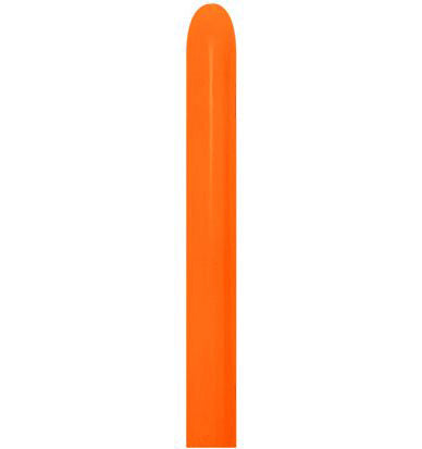 Sempertex Orange 260 Latex Twisting Balloons, 50 Count