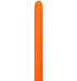 Sempertex Orange 260 Latex Twisting Balloons, 50 Count