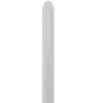 Sempertex 260 Satin Silver Twisting Balloons, 50 Count