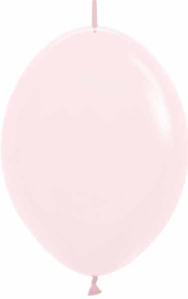 Sempertex Pastel Pink 6-Inch Link-O-Loons Latex Balloons, 50 Count