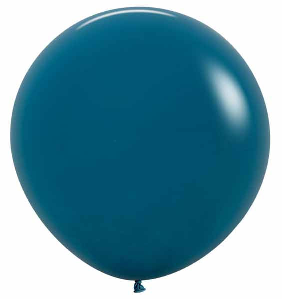 Sempertex Deep Teal 24-Inch Latex Balloons, 10 Count