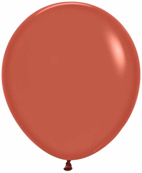 Sempertex Terracotta 18-Inch Latex Balloons, 25 Count