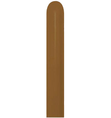 Sempertex Coffee Brown 360 Latex Twisting Balloons, 50 Count