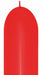 Sempertex 360 Red Latex Modelling Balloons, 50 Count