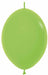 Sempertex Lime Green 6-Inch Link-O-Loon Latex Balloons, 50 Pack