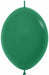 Sempertex Forest Green 12" Link-O-Loon Latex Balloons, 25 Pack