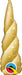 Golden Unicorn Horn Mini Shape Foil Balloon