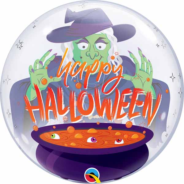 Qualatex Halloween Witch's Brew 22-Inch Bubble Balloon