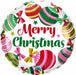 Christmas Ornaments & Stars 18" Round Foil Balloon