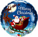 Christmas St. Nick 18-Inch Round Foil Balloon