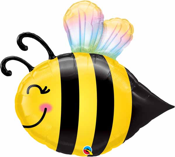 Sweet Bee 38-Inch Shaped Foil Balloon