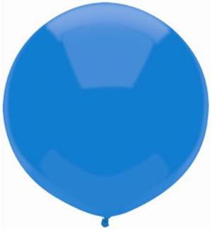 17-Inch Blue Outdoor Display Balloons, 72 Count