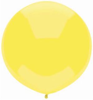 17-Inch Sun Yellow Outdoor Display Balloons, 72 Count