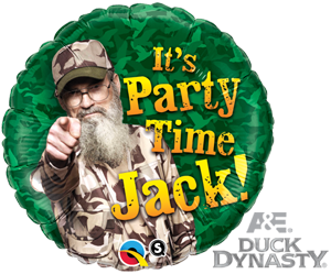 Duck Dynasty Party Time Jack 18-Inch Foil Balloon