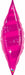 Magenta Taper Swirl Foil Balloon, 38 Inch