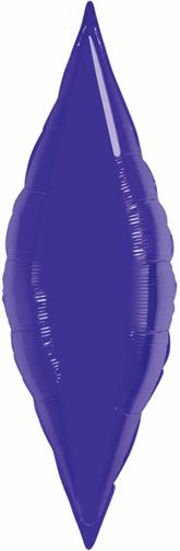 Quartz Purple Taper Mini Foil Balloon, 13 Inch