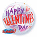 Valentine's Bold Hearts 22-Inch Bubble Balloon
