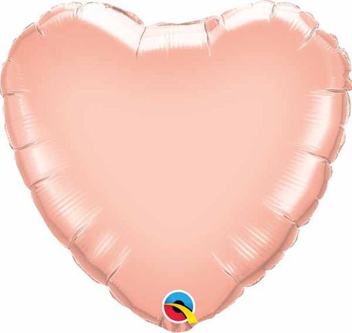 Qualatex 36 Inch Rose Gold Heart Foil Balloon