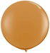 Qualatex 36-Inch Mocha Brown Latex Balloons, 2-Pack