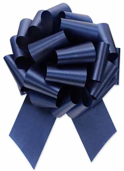 Navy 8-Inch Poly Pull Bow