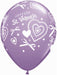 French Valentine's Day 11-Inch Latex Balloons, 50 Count