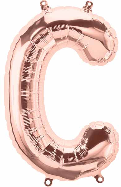 34" Rose Gold Letter C Balloon