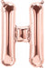 34" Rose Gold Letter H Balloon