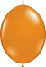 Qualatex Mandarin Orange 12" QuickLink Latex Balloons, 50 Count