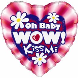 Oh Baby Daisies 18-Inch Two-Sided Foil Balloon
