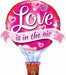Love in Air 42-Inch Shaped Foil Balloon