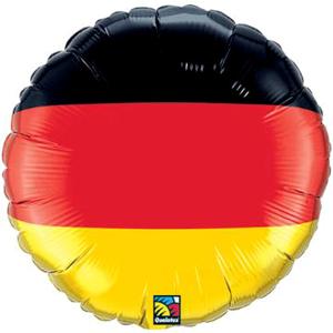 German Flag 18-Inch Foil Balloon