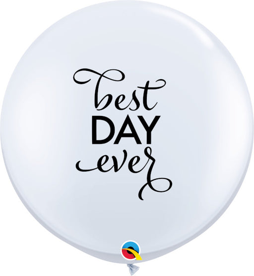 SIMPLY BEST DAY EVER 3' WHITE 2/BG