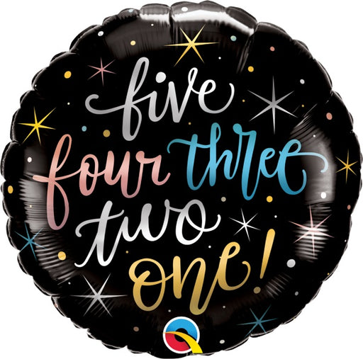 FIVE FOUR THREE TWO ONE 18" RND PKG
