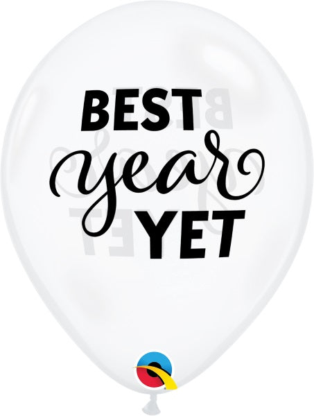 SIMPLY BEST YEAR YET 11" CLEAR 50/BG