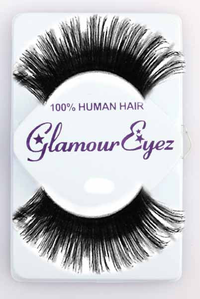 Glamour Eyez Black False Eyelashes, Regular #40