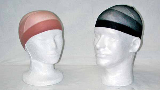 Black Wig Caps, 2 Pack