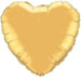4-Inch Gold Heart Foil Balloon