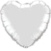 4-Inch Silver Heart Foil Balloon