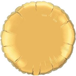 18 Inch Gold Round Foil Balloon
