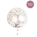 36-inch Giant Rose Gold Confetti Balloons 15ct - Shimmer & Confetti