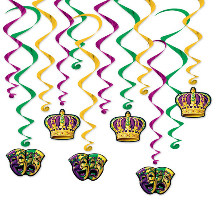 Mardi Gras Whirls