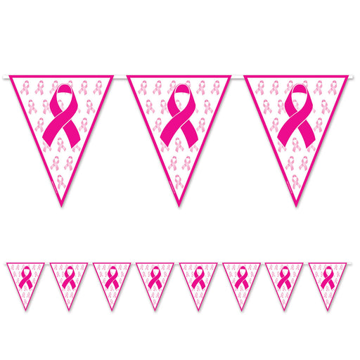 Pink Ribbon Pennant