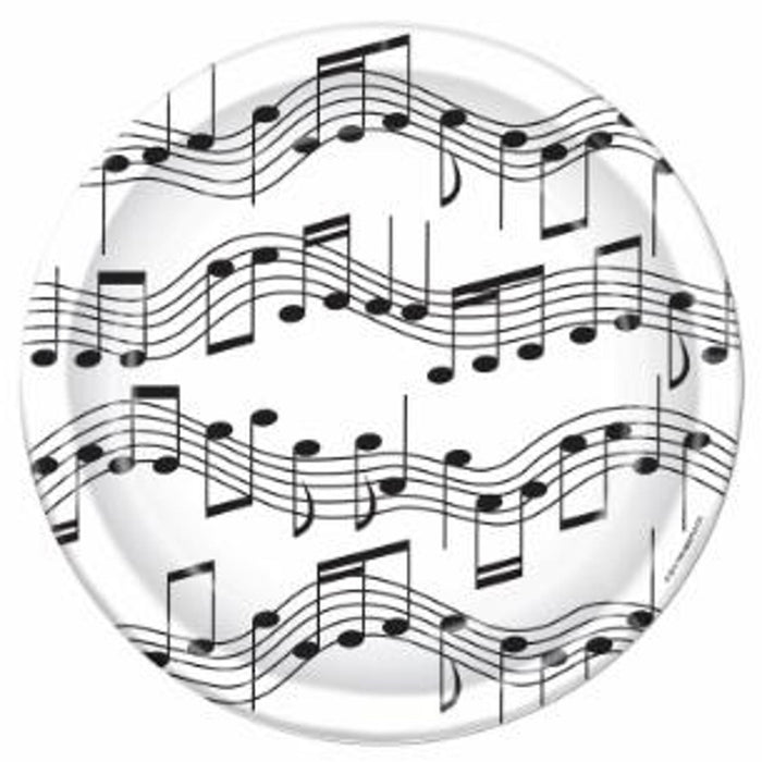 Musical Note Plates