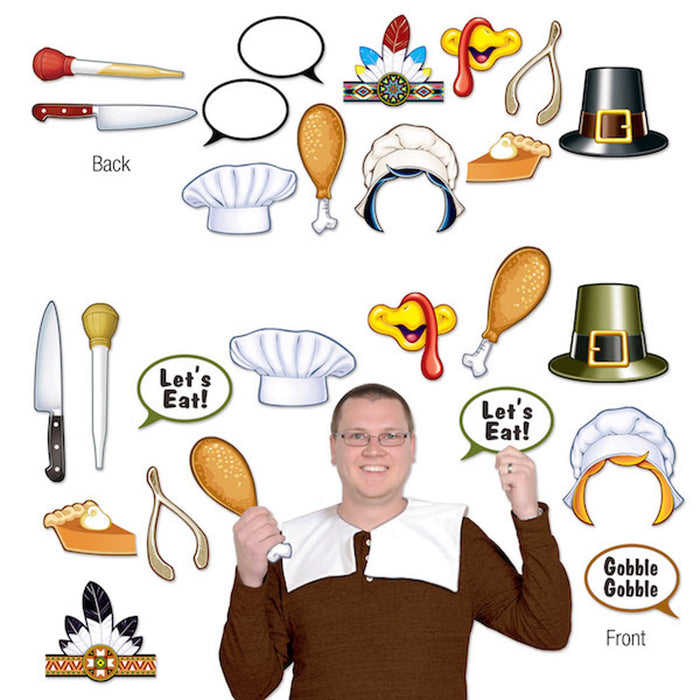 Thanksgiving Photo Fun Signs (3/Pk)