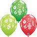 11″ Christmas Ornaments & Dots Latex Balloons (50/Pk)