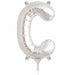 Letter C Silver