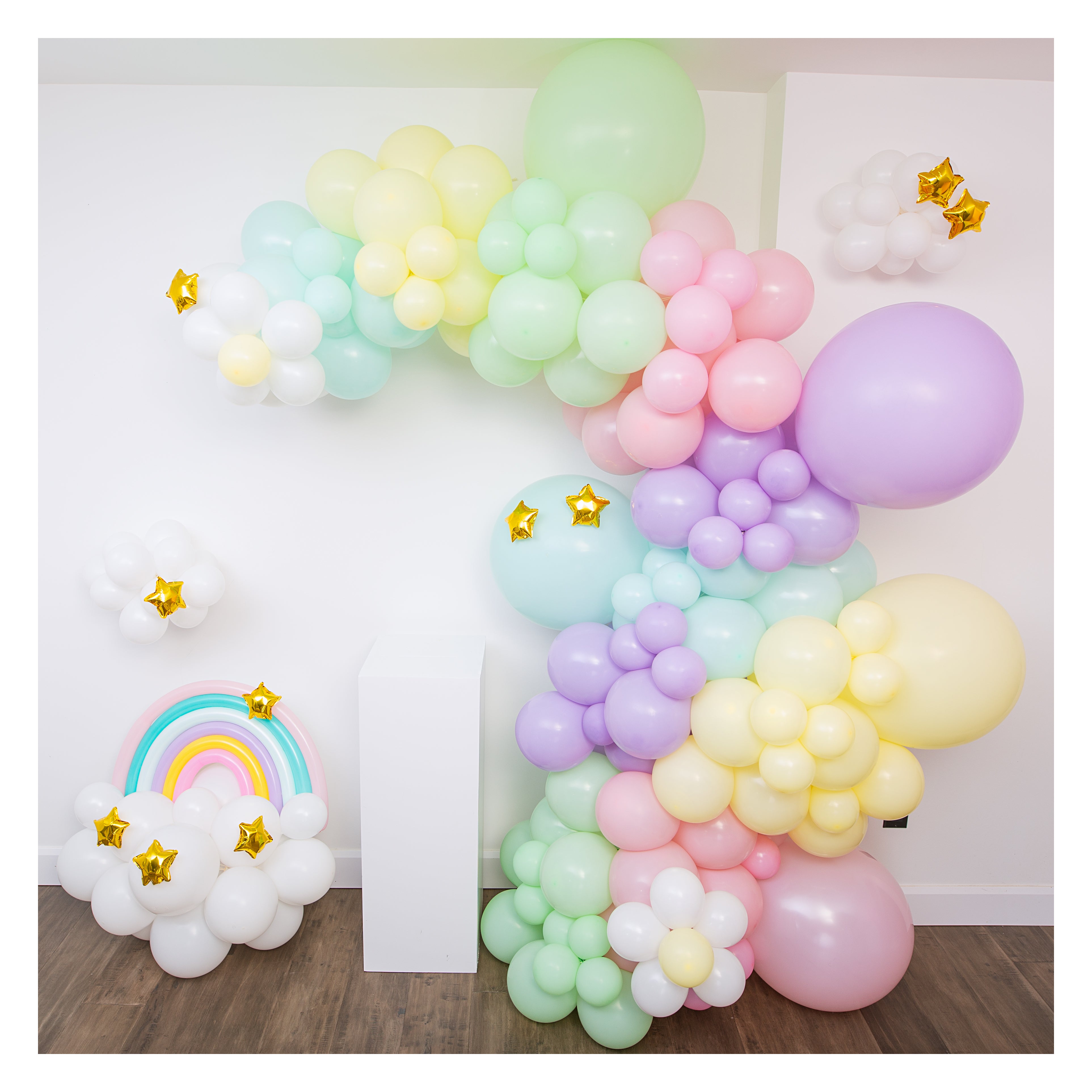 Pastel Rainbow Balloon Garland Kit